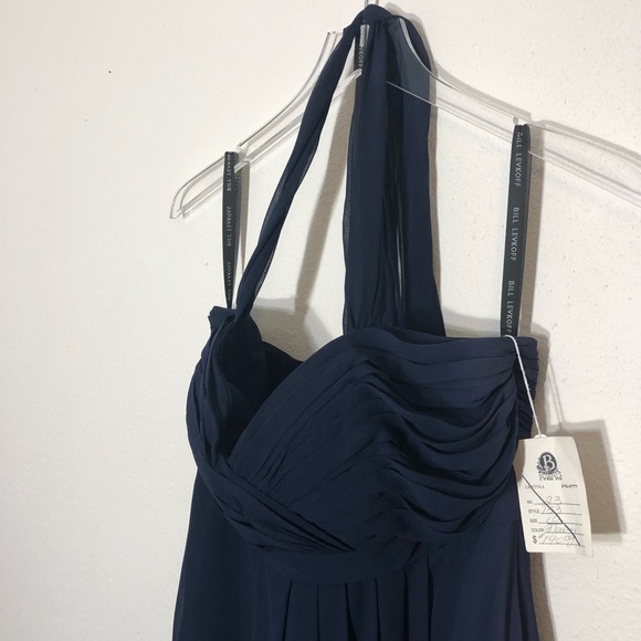 Bill Levkoff Cocktail Bridesmaid Halter Sweetheart - Picture 2 of 6